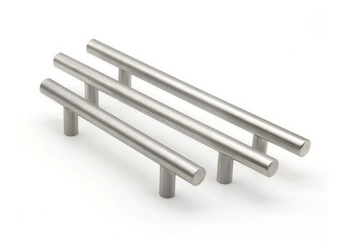 Tirador Acero Inoxidable De 9,6 Cm Tornillos X 20 U 0