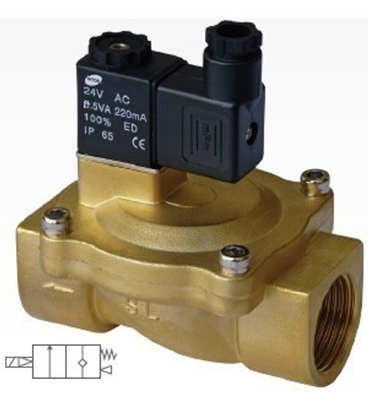 Válvula Solenoide 2/2 Electrovalvula P Fluidos Diafragma 1 0