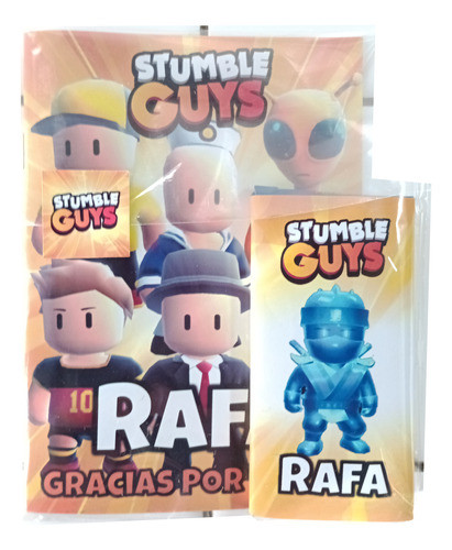 Souvenir Stumble Guys - 10 Libritos Colorear Y 10 Lápices X6 1