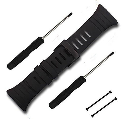 Malla Para Suunto Core All Black 22mm Negra 1