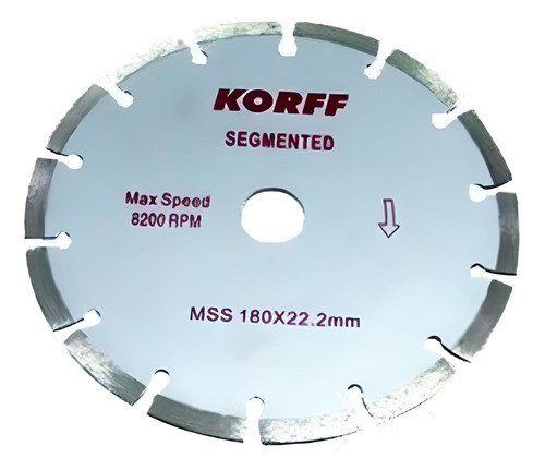 Disco Diam. Seg. Corte Seco (buje25,4mm) Korff Mss350mm-ynte 0