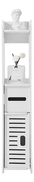 Mueble Columna De Baño Blanco 80 Cm De Altura 1