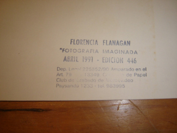 Florencia Flanagran,fotografía Imaginada. Club De Grabado 1 Florencia Flanagran,fotografía Imaginada. Club De Grabado 1