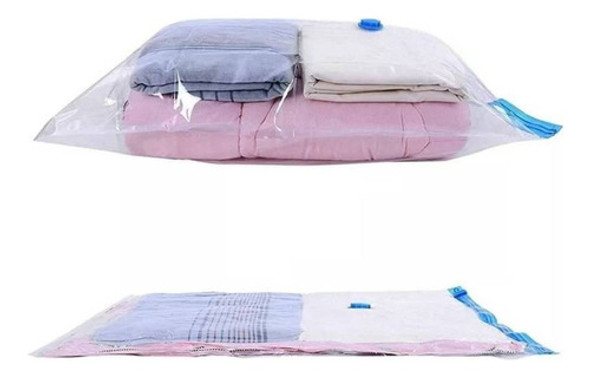 Bolsa Al Vacío Para Guardar Ropa Reducir Espacios 70x100 Cm 0