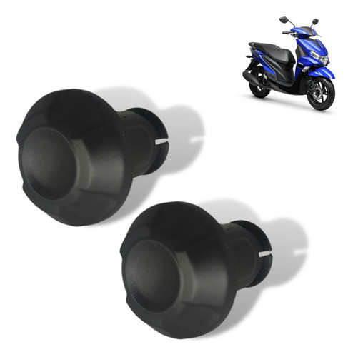 Par Peso Tampa Do Guidão Original Fluo 125 Original Yamaha 0