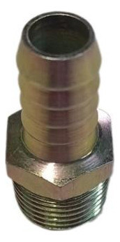 Racord Rosca Macho 1/8 P/manguera 9.5mm Acero Zinc 005-14 1