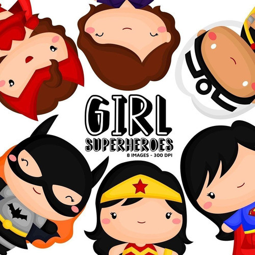 Cliparts Imagenes Png Superchicas Superheroinas D16 0