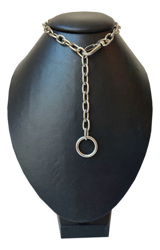 Collar Colgante Hole De Cadena Con Gancho Niquelada 0