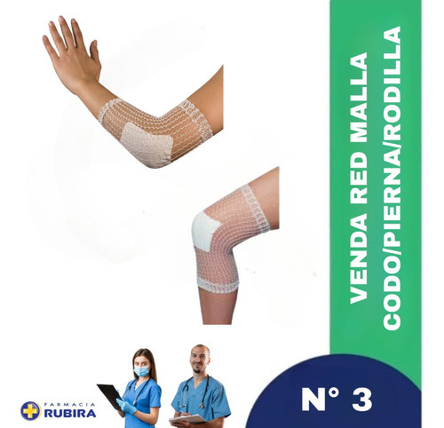Venda Red Malla Codo/pierna/rodilla N.º 3 0