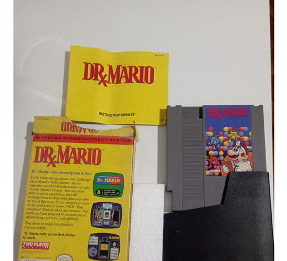 Juego Dr. Mario Nintendo Nes Original 1