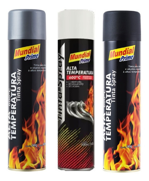 Tinta Alta Temperatura 400ml / 1 Lata 0