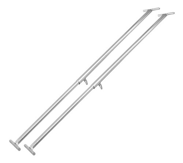 Kit C/2 Suportes/extensores P/espetos Ou Grelha Churrasco 1