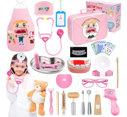 Kit De Médico Para Niños Y Niñas De 24 Piezas 1