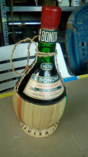 Antigua Botella Coleccion Vinos Finos Luigui Bonomi /carrau 0