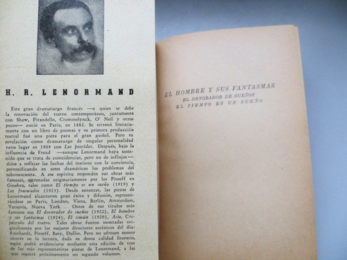 El Hombre Y Sus Fantasmas H R Lenormand Losada 1