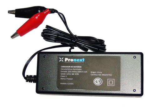 Cargador C/ Corte Automatico 12v 2a P/ Bateria Gel O Acido 0