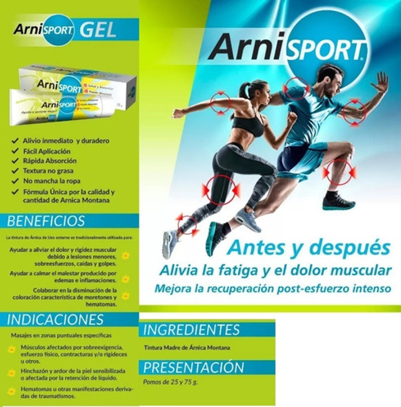 Gel De Arnica Arnisport Gel Anti-inflamatorio Muscular - Dw 1
