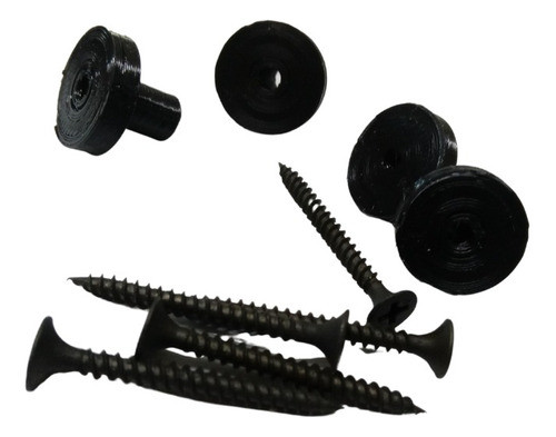 Rolete Preto Para Porta Sanfonada De Pvc (kit Com 6 Peças) 0
