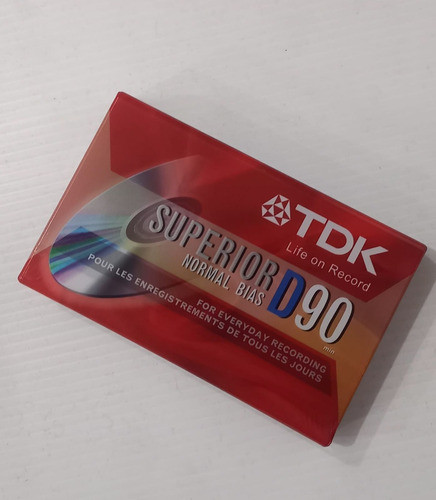 Cassette Tdk Superior Normal Bias D90 1