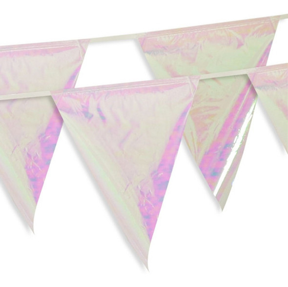 Guirnalda Banderines Iridiscentes 360cm 1