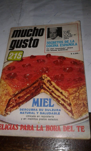 Revista Buenas Tardes Mucho Gusto 215 Miel Tejidos Royal 0