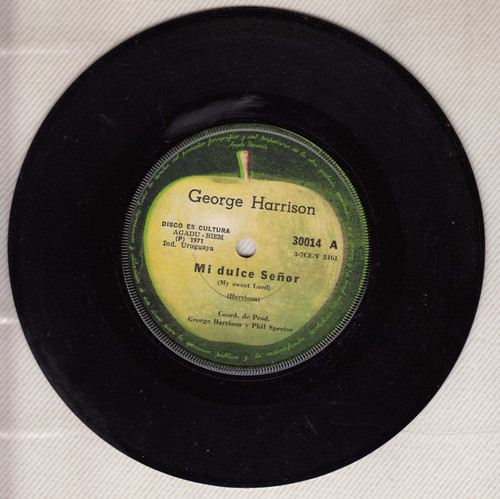 Apple George Harrison Simple Vinilo Uruguay Spanish Titles 0