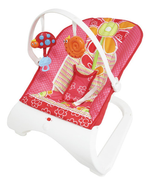 Cadeira Cadeirinha Bebê Descanso Vibratória Musical Rosa 1 Cadeira Cadeirinha Bebê Descanso Vibratória Musical Rosa 1