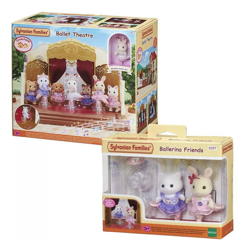 Sylvanian Families Teatro Ballet Amigas Bailarinas Juguete ® 0