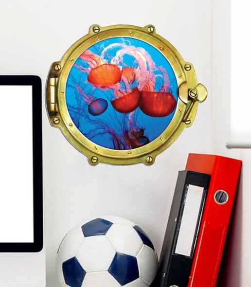 Vinilo Decorativo Pared [0j8xif4i] Medusas Ventana 1