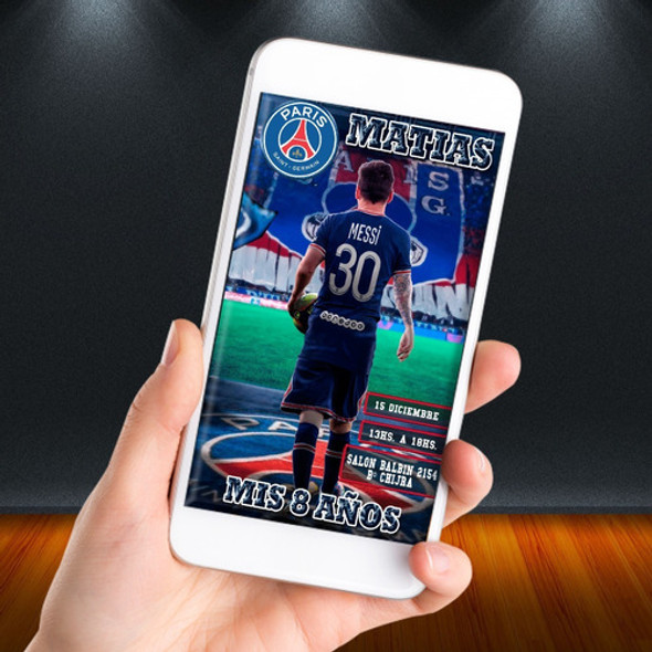 Tarjeta Digital De Cumpleaños Paris Saint Germain Psg Messi 0 Tarjeta Digital De Cumpleaños Paris Saint Germain Psg Messi 0