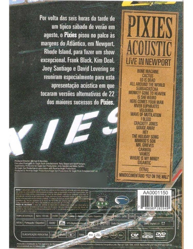 Dvd Pixies Acoustic: Live In Newport - Original & Lacrado 1