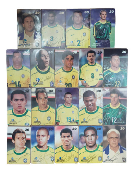Série Seleção Brasileira De 98 (cartões Telefônicos) 0