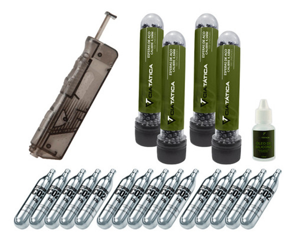 Speed Loader 4.5mm C11 W125 W301 24/7 Airgun + Kit Recarga 0 Speed Loader 4.5mm C11 W125 W301 24/7 Airgun + Kit Recarga 0