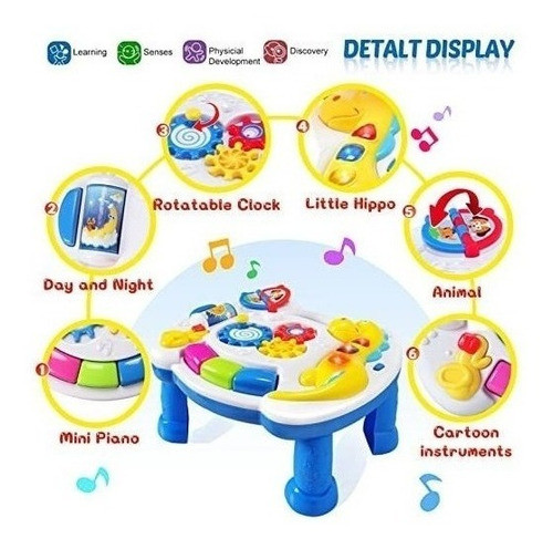 Mesa De Aprendizaje Musical Para Niños De 1 2 3 1