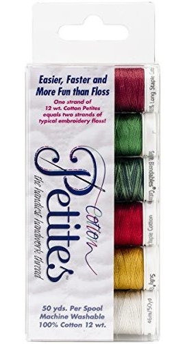 Sulky Sampler Algodon Petites 6 Pack Coleccion Navideña Sur 0