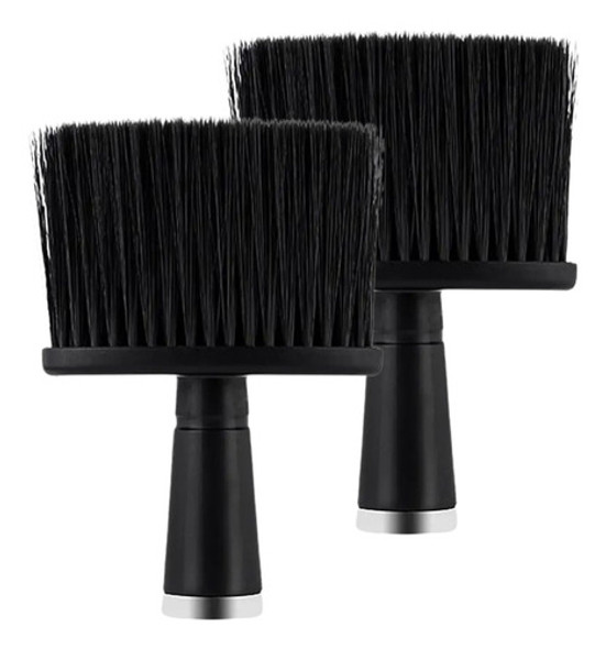 Kit 2 Espanador Cabelos Pincel Cerdas Macias Barbeiro 0