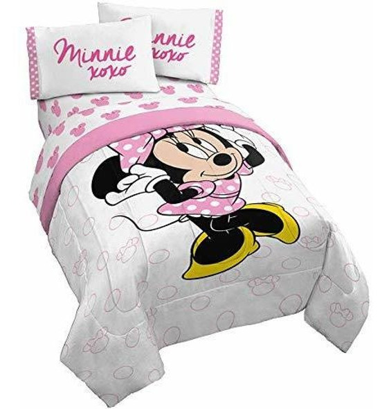 Disney Minnie Mouse Xoxo Juego De Cama Doble De 5 Piezas Inc 0 Disney Minnie Mouse Xoxo Juego De Cama Doble De 5 Piezas Inc 0