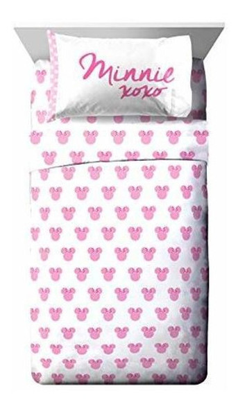 Disney Minnie Mouse Xoxo Juego De Cama Doble De 5 Piezas Inc 1 Disney Minnie Mouse Xoxo Juego De Cama Doble De 5 Piezas Inc 1