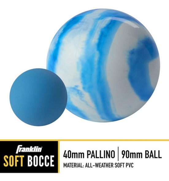Conjunto De Bolas De Bocha Franklin Sports 8 Bocce Ball Aa P 1