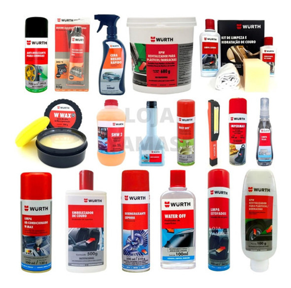 Anti Ruido Limpa Pastilhas De Freio Tira Chiado Wurth 300ml 1