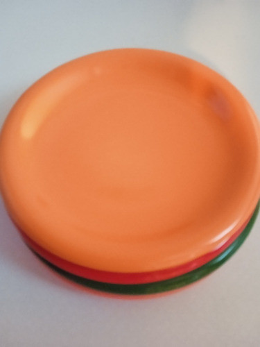 4 Platos Cerámica Medianos 0