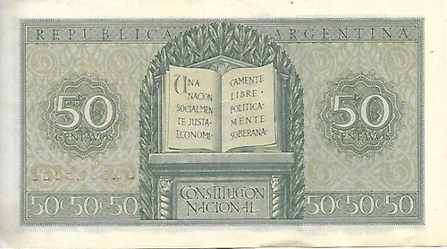 Bottero 1906 $50 Centavos Moneda Nacional Serie B- Mb Palerm 1