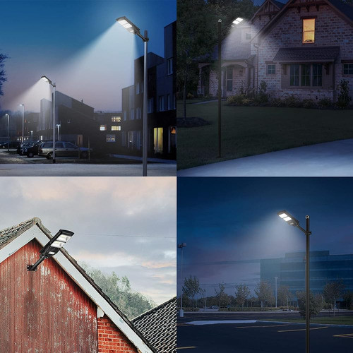 Langy Actualizado Solar Street Light 6000 Lúmenes Al Aire Li 1