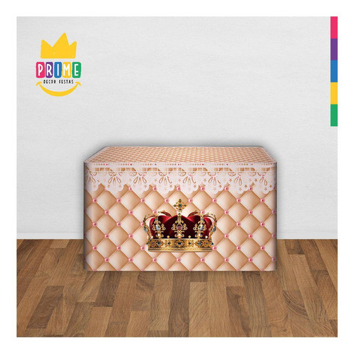 Capa De Mesa Realeza Em Tecido Sublimado Veste Fácil 1