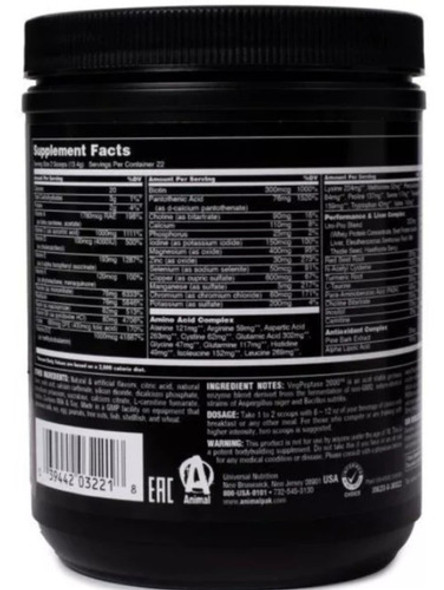 Animal Pack Universal Multivitaminico 44 Servicios 1