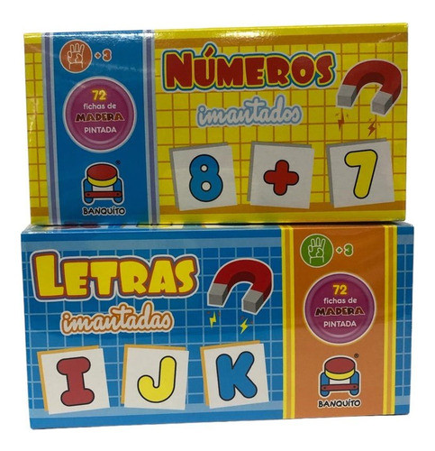 Letras Y Numeros Iman Madera Banquito Argentino Lloretoys 0