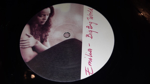 Emilia Big Big World Vinilo Maxi Rareza Italy 4 Mixes 1998 1