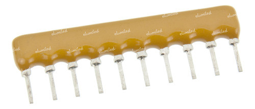 4 Resistencias Array 330 Ohms (9 Resistencias   1 Comun) 0