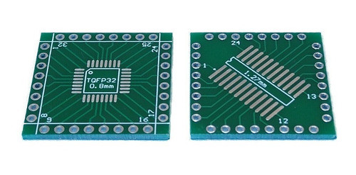Placa B Pcb Qfp 32 0.8mm / Soic 8 A 24 Smd 1.27mm Pack X 10 0
