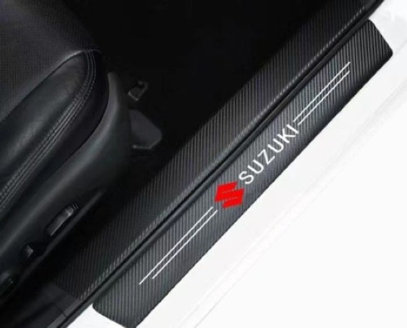 Protector Zocalo Suzuki 4 Pieza Fibra De Carbono Adh.3m 1